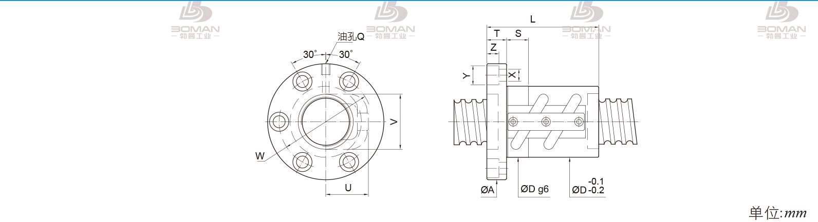 PMI FSVC5510-7.5 PMI丝杆导轨超薄型号